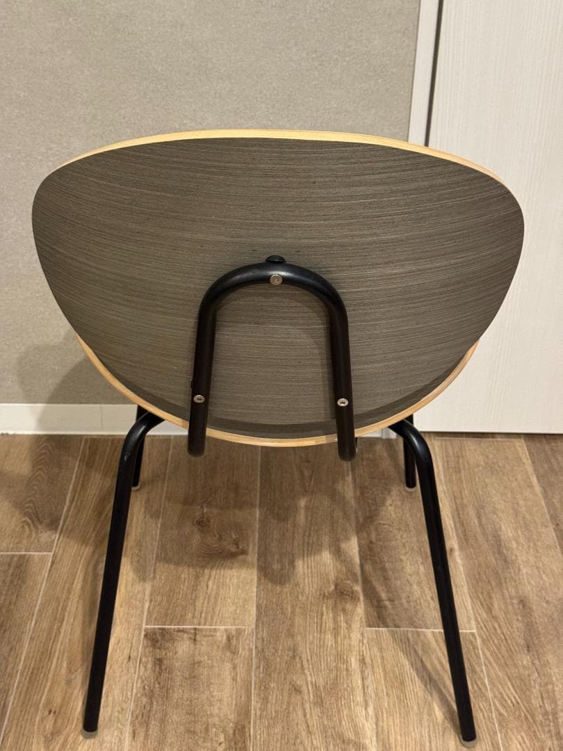 【2個】KANADEMONO Wooden Curve グレー