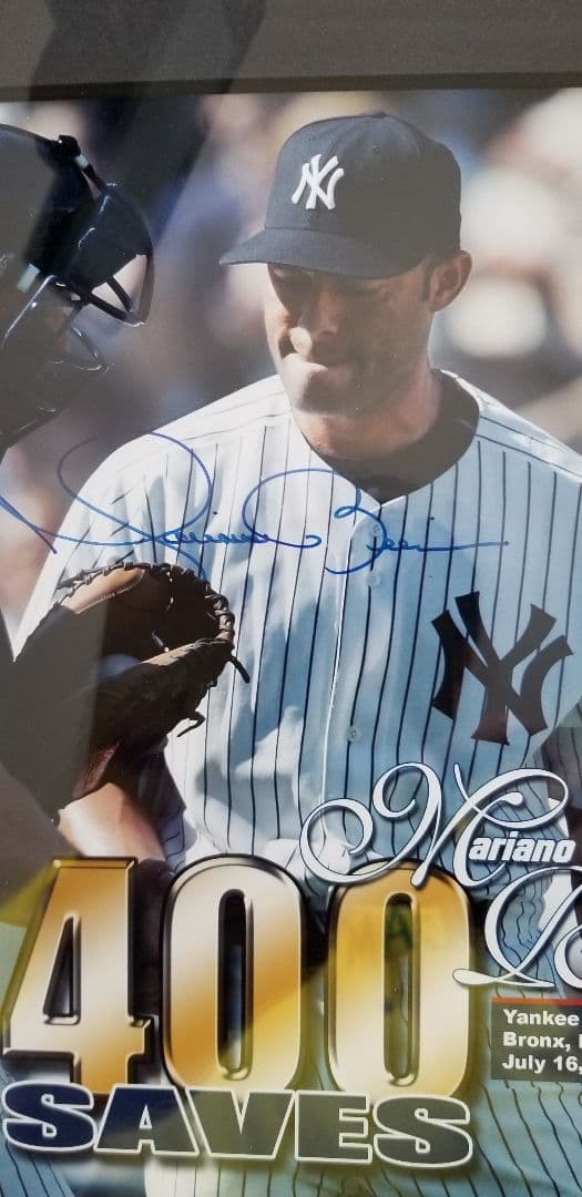 MLB、メジャーリーグ、マリアノ・リベラ、直筆サイン、フォトフレーム、MLB公式
