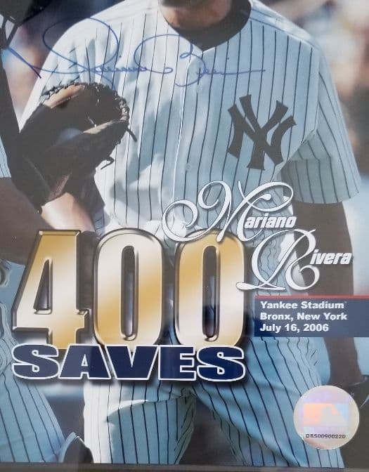 MLB、メジャーリーグ、マリアノ・リベラ、直筆サイン、フォトフレーム、MLB公式