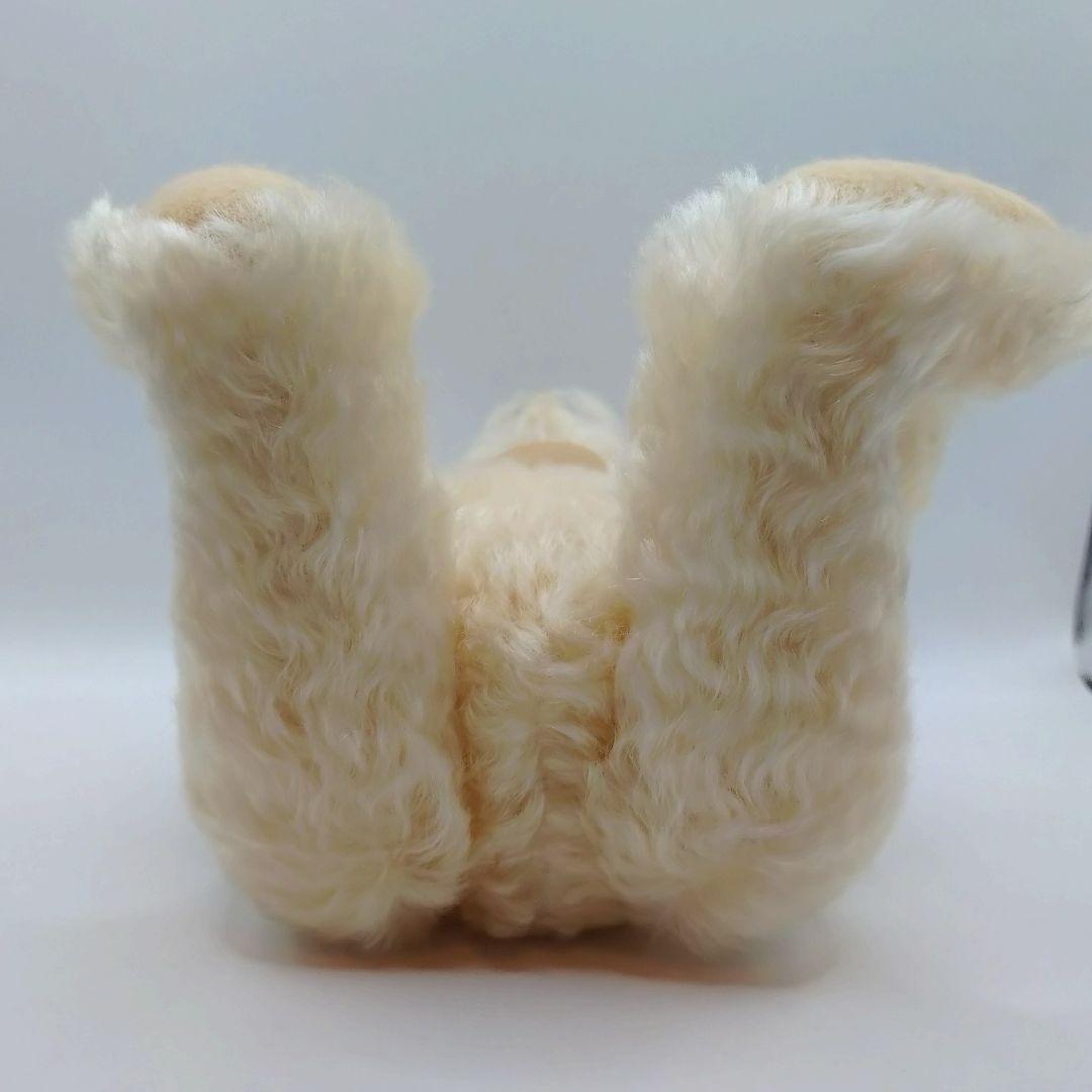 シュタイフ Steiff テディベア 黄タグ ホワイト ドイツ製 25cm