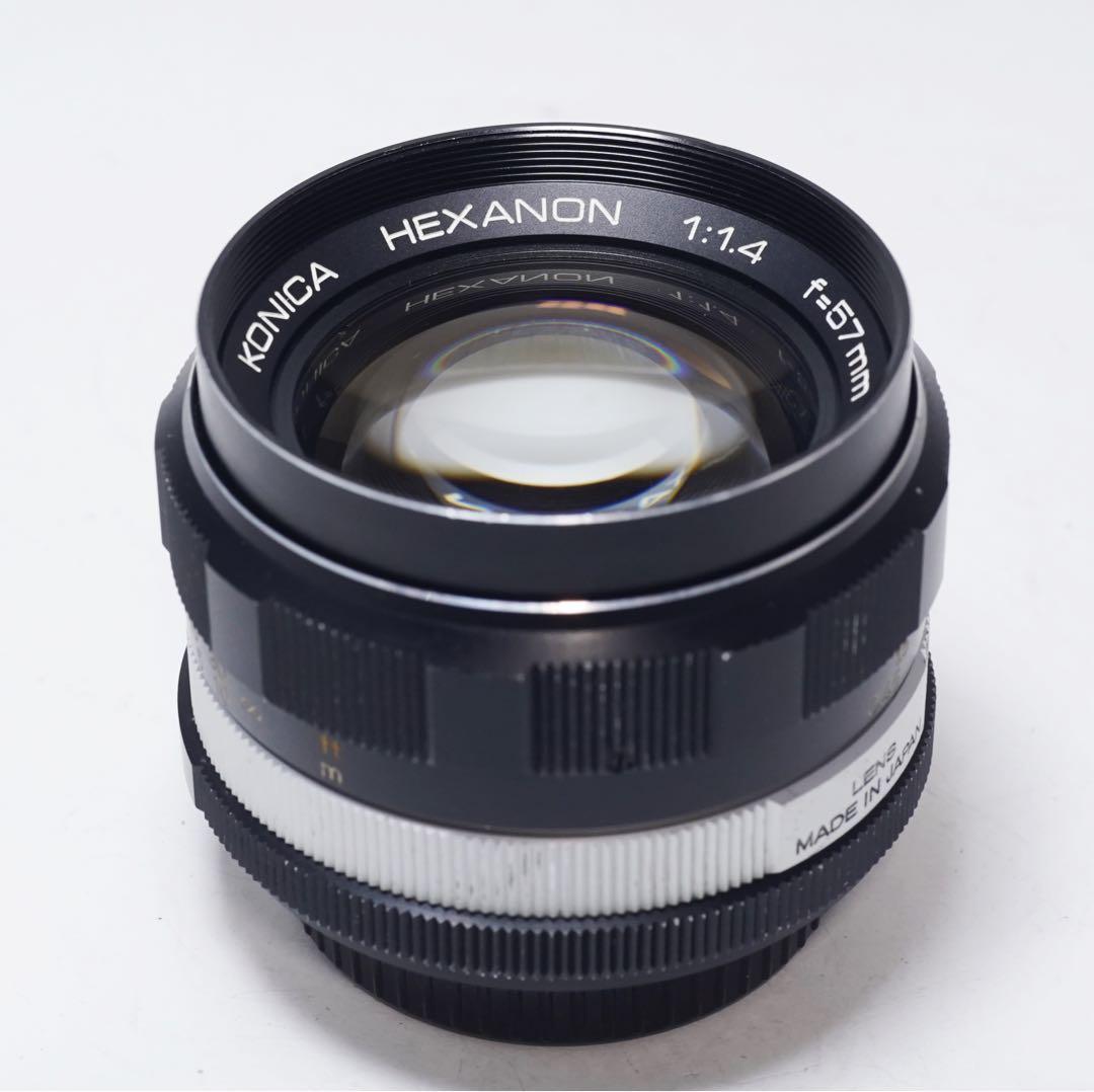 名玉 美品 KONICA HEXANON 57mm f1.4 六枚玉
