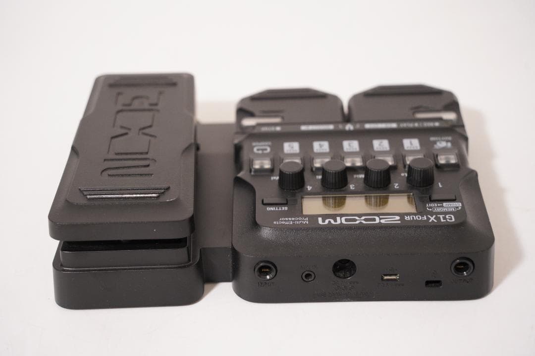 ZOOM G1X FOUR ギター用マルチエフェクターエクスプレッションペダル
