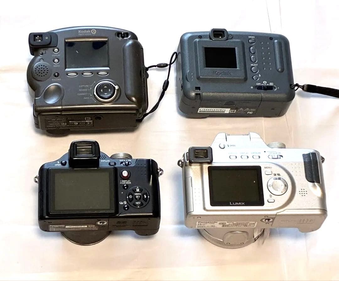デジカメ 4台セット　パナソニック DMC-FZ20等　コダック DC3200等