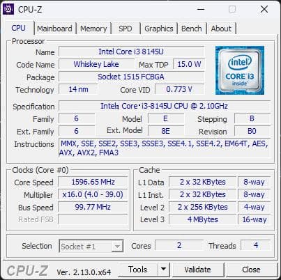 Windowsノート本体 ThinkPad E590 (i3/16GB/128GB+1TB/FHD)