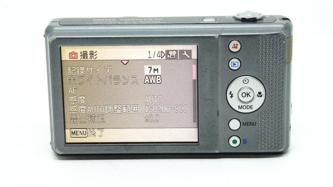 【U2040】 PENTAX Optio VS20 ペンタックス オプティオ