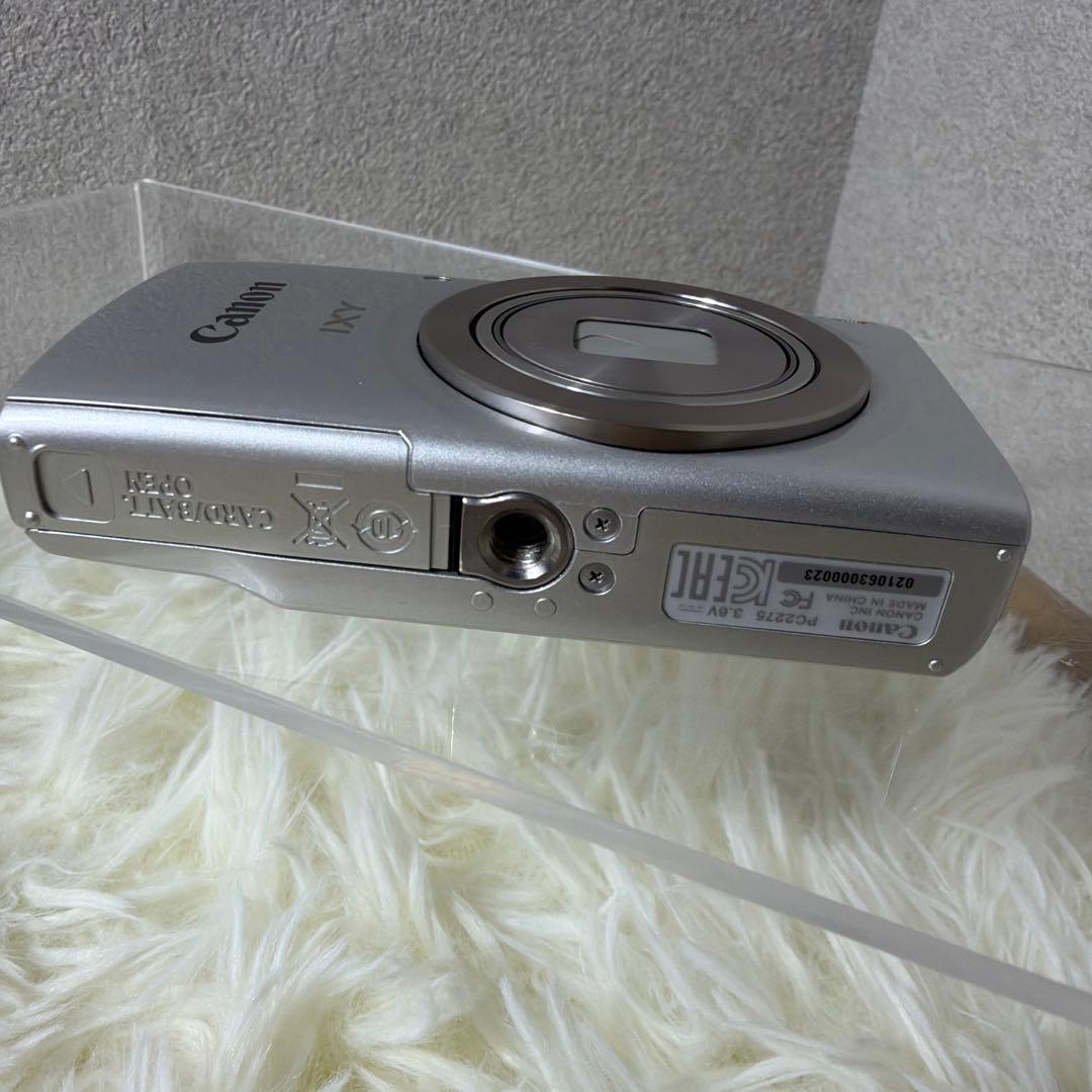 【ほぼ未使用】Canon キャノン IXY 180 シルバー デジカメ ①