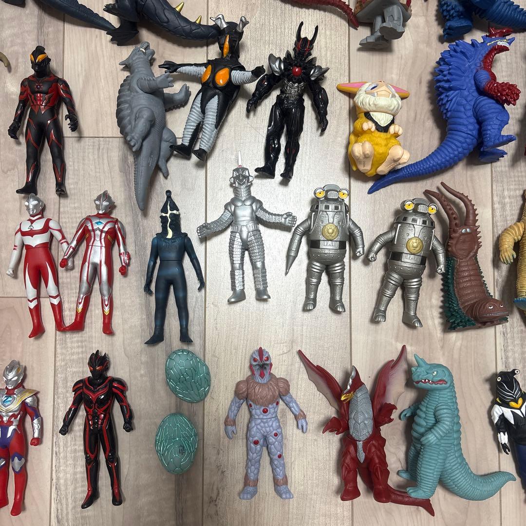 ウルトラマン＆ウルトラ怪獣ソフビ　53体まとめ売り