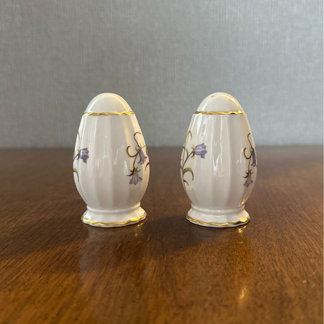 状態良好◇SPODE CAMPANULA◇ソルト＆ペッパー　イギリス陶器