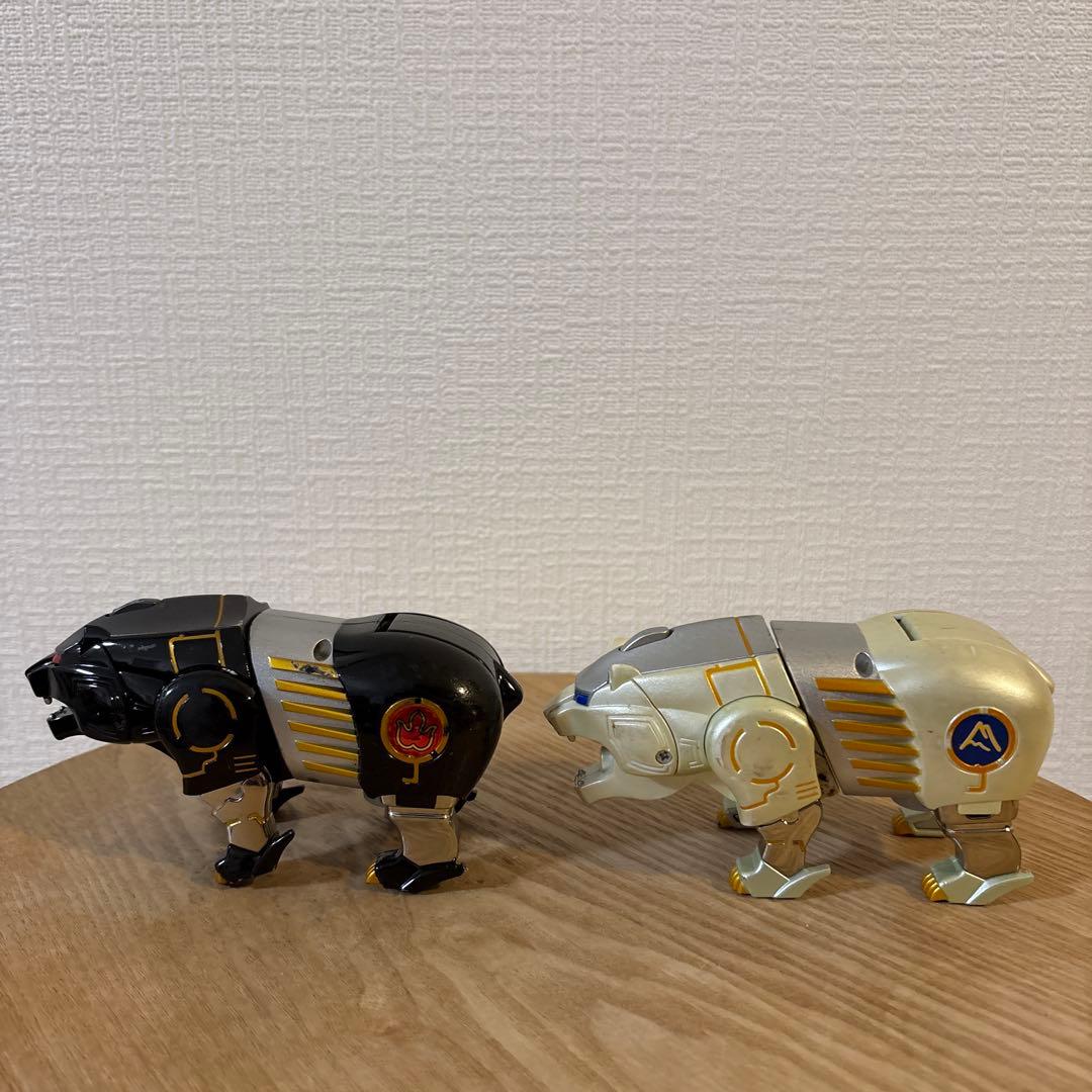 ⭐︎希少⭐︎当時もの⭐︎DX百獣戦隊ガオレンジャー　ガオベアー&ガオポーラー　超合金