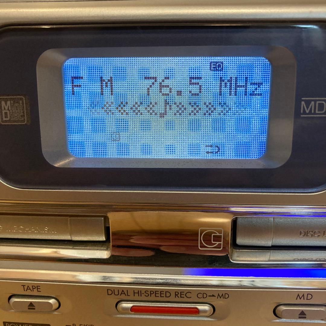 Panasonic CD/MDラジカセ RX-MDX77 CD,MDは動作確認済