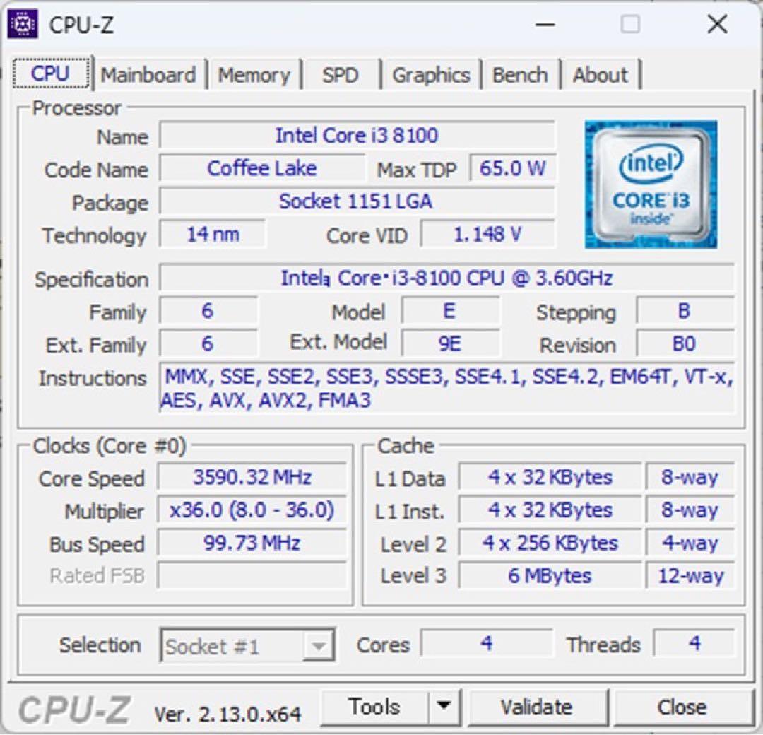 ★（28）爆速 m.2SSD+HDD 第８世代CPU 8GB Office 付き