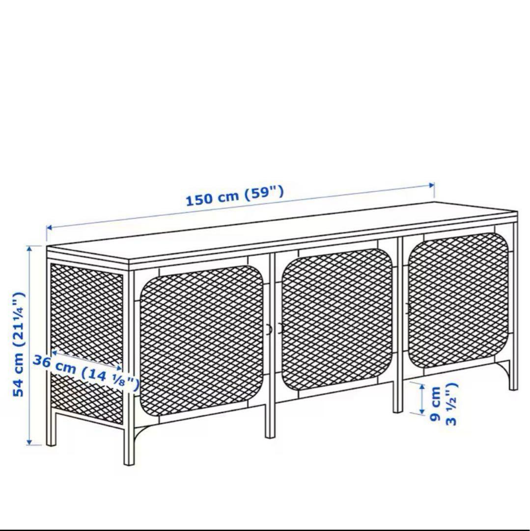 500/1さん専用イケア　IKEAテレビ台　フィエルボ　収納　組立済　150cm