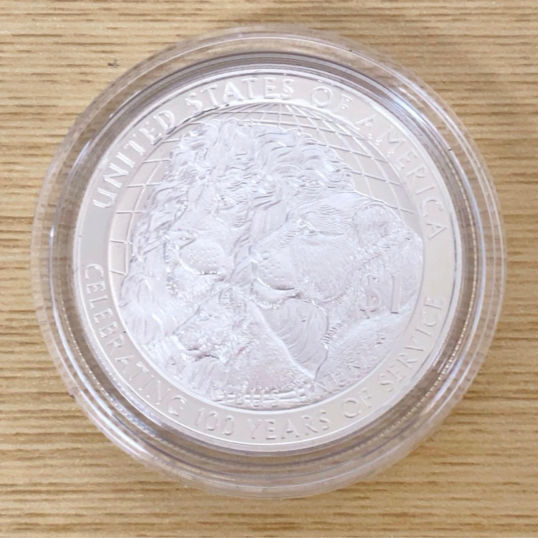 2017 Lions Clubs 100周年銀貨 記念プルーフ銀貨