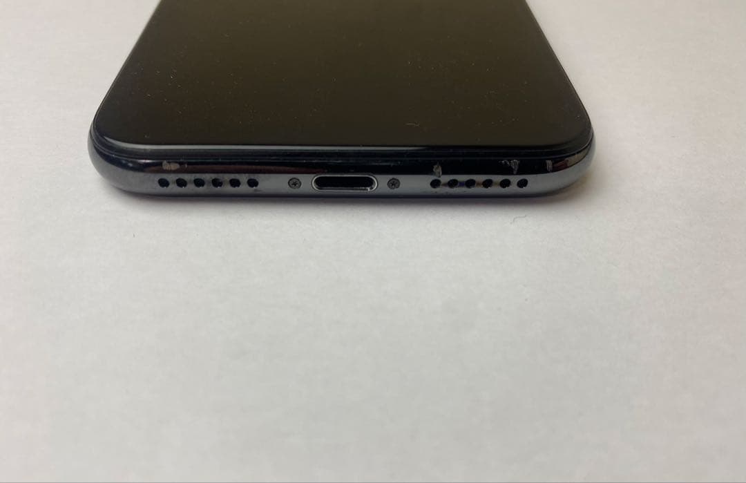 iPhoneX 256GB スペースグレイ SIMフリー バッテリー100%表示