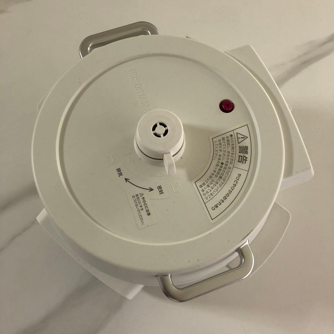 ❤️アイリスオーヤマPC-MA2 W 電気圧力鍋 ホワイト 2.2L 未使用に近い