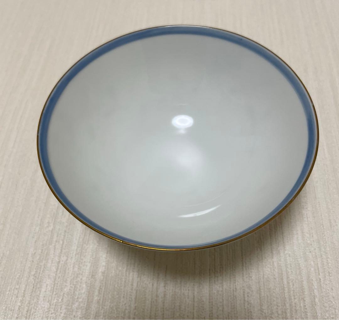 【匿名配送】陶器 西山　お茶碗　飯碗 ご飯茶碗　和食器　金色