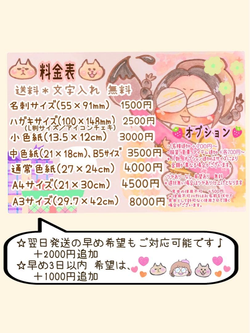 ＊ om10様 似顔絵オーダー ご確認専用ページ ＊