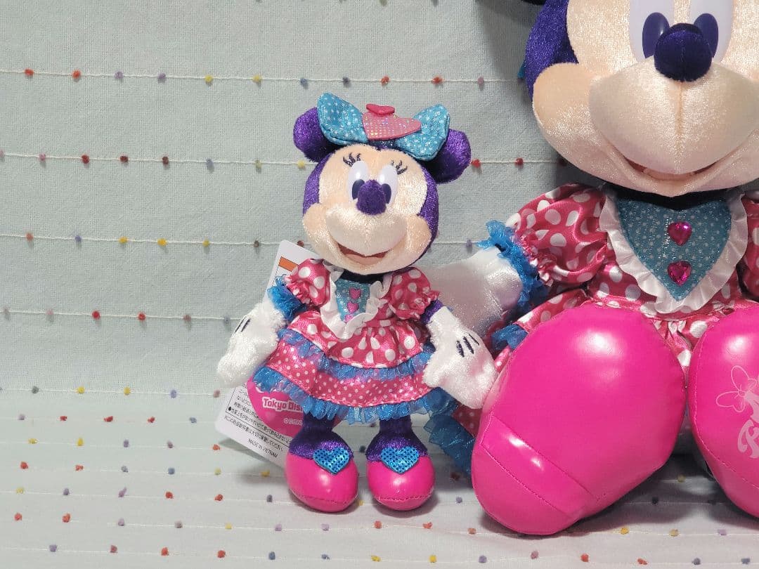 美品❤ パルパルーザ ミニーのファンダーランド ぬいぐるみ ぬいぐるみバッジ