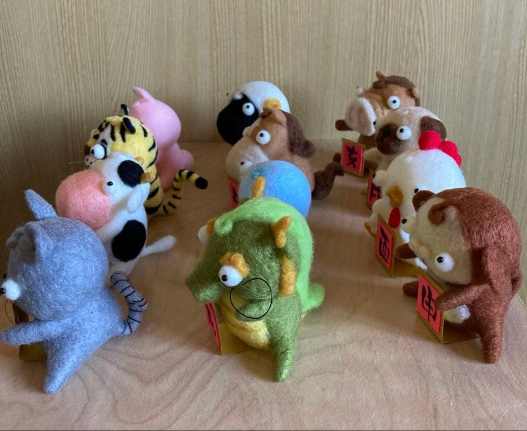 羊毛フェルト十二支ハンドメイド