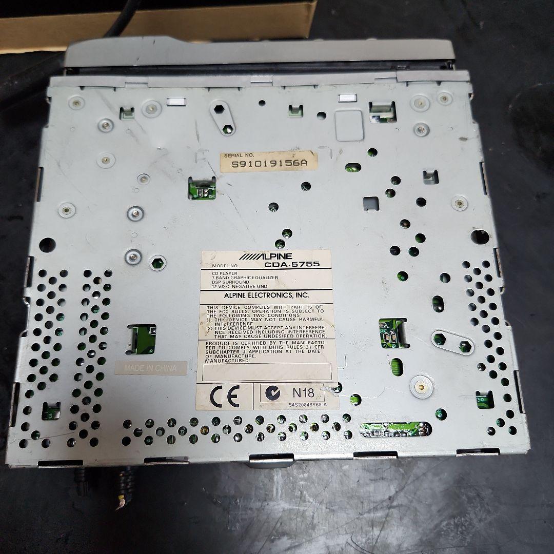 ALPINE CDA-5755 & MDA-7755J セット