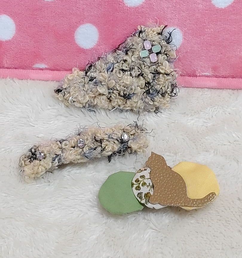 発送済み❀ハンドメイドバレッタセットHANA様❁⃘*.゜御専用❁⃘*.゜