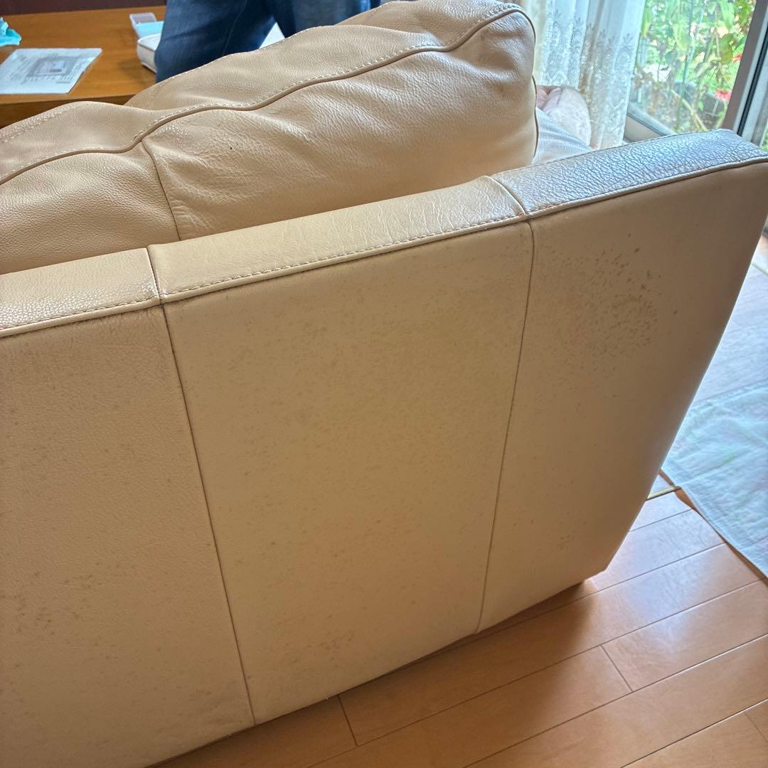 S'ACCOMODI イタリア製 ビックソファー ベージュ サコモディ　本革