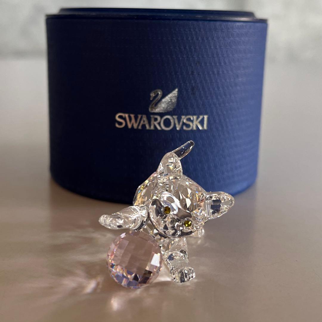 ☆SWAROVSKI☆子ネコ☆フィギュリン☆廃盤☆希少☆ヴィンテージ【送料込み】