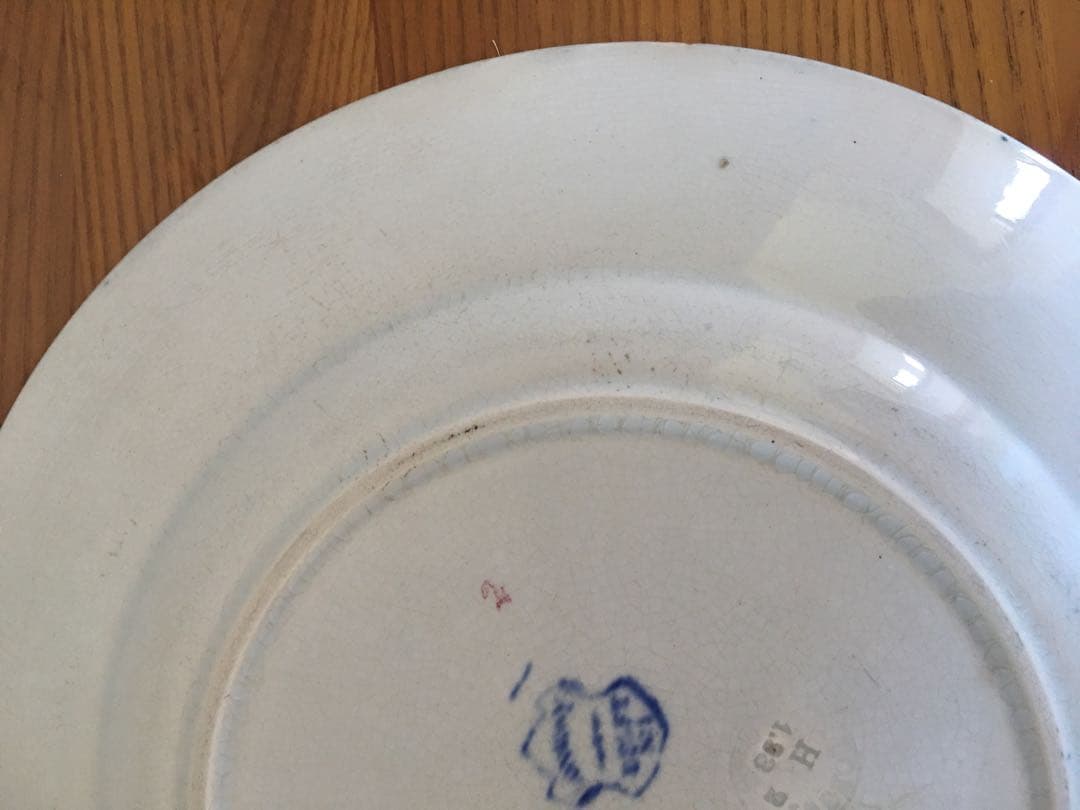Longwy ロンウィDELFT フランスアンティーク 平皿 プレート
