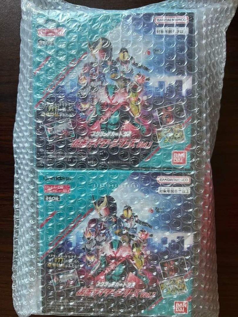 特典付き　スクラッチカードダス　仮面ライダーシリーズvol.1 4BOX