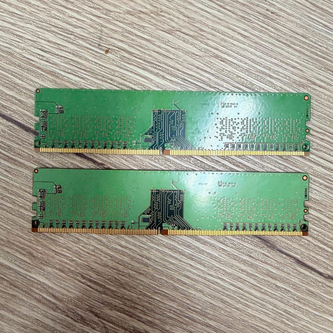 【Micron】 DDR4-2666V 8GB メモリ2枚セット計16GB