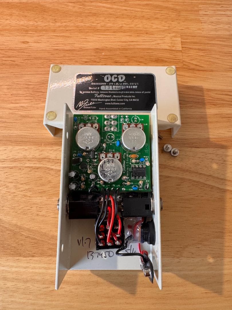 ギター Fulltone OCD Overdrive/Distortion V1.7