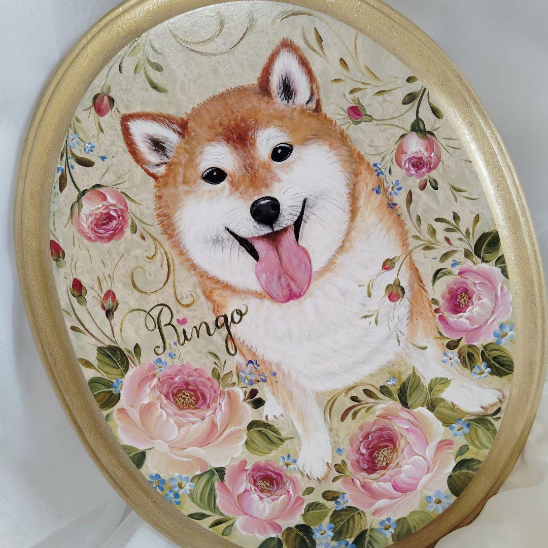 柴犬 Ringo 手描きアート