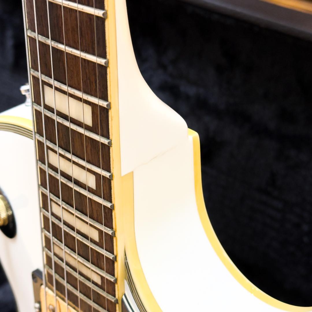 Burny RLC-55 レスポール カスタム タイプ ホワイト ゴールド