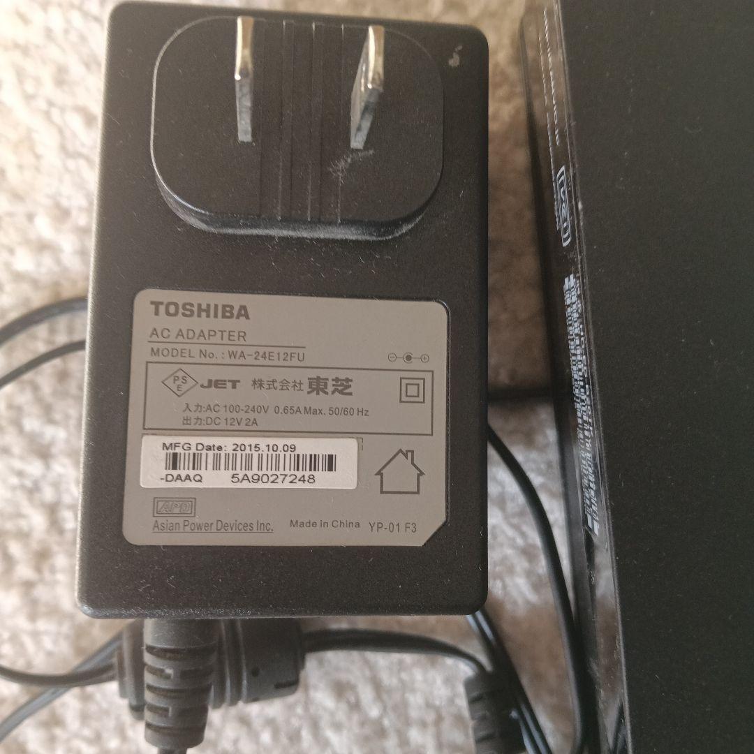 東芝Toshiba HD-ED-B20TK 2TB 外付けHDD