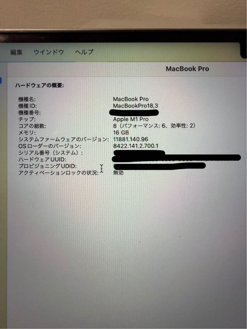 MacBook Pro グレー