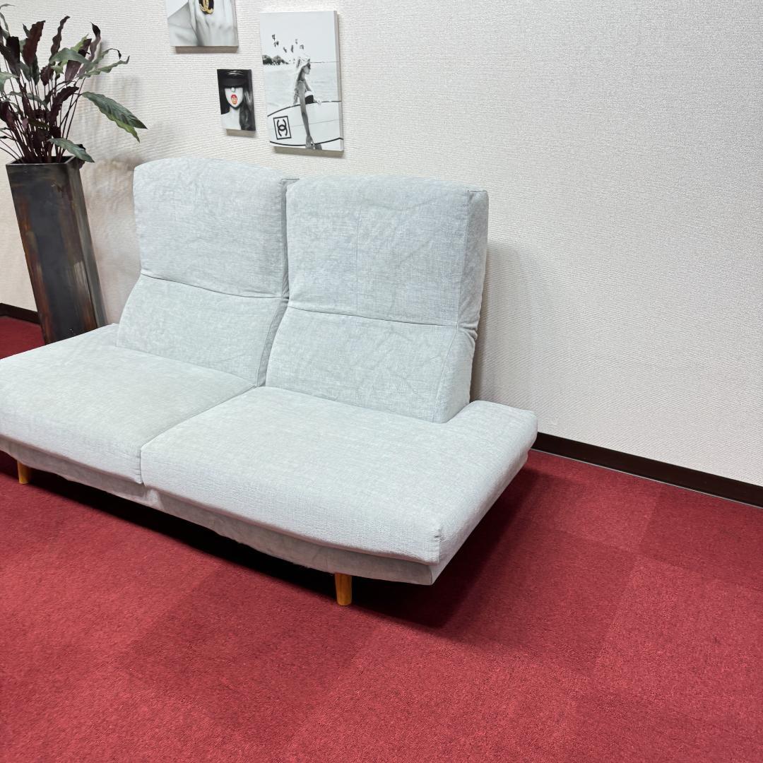 東京23区送料無料　超美品2Pソファー　グレー色　幅176㎝