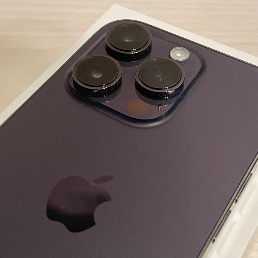 iPhone 14 Pro ディープパープル 256GB ケース・フィルム等付属