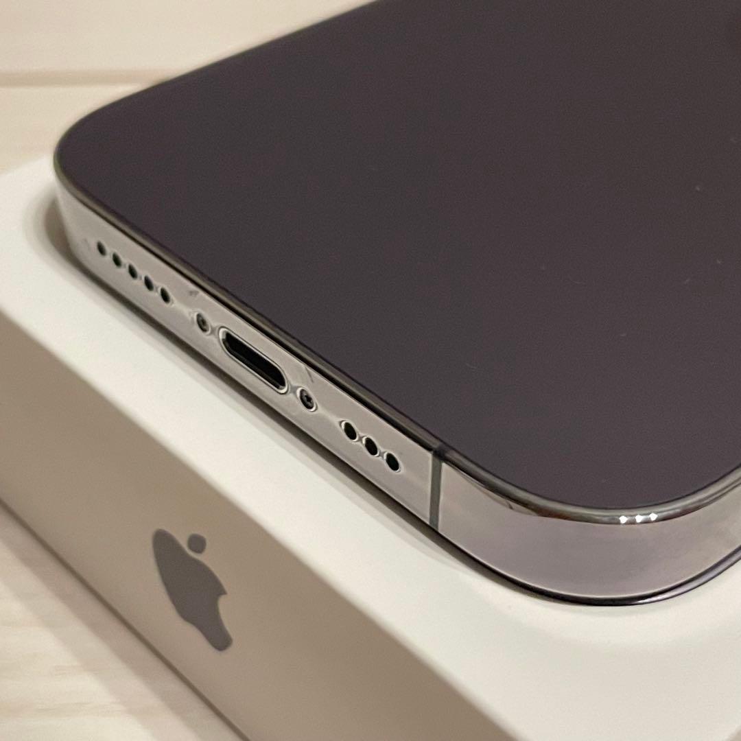 iPhone 14 Pro ディープパープル 256GB ケース・フィルム等付属