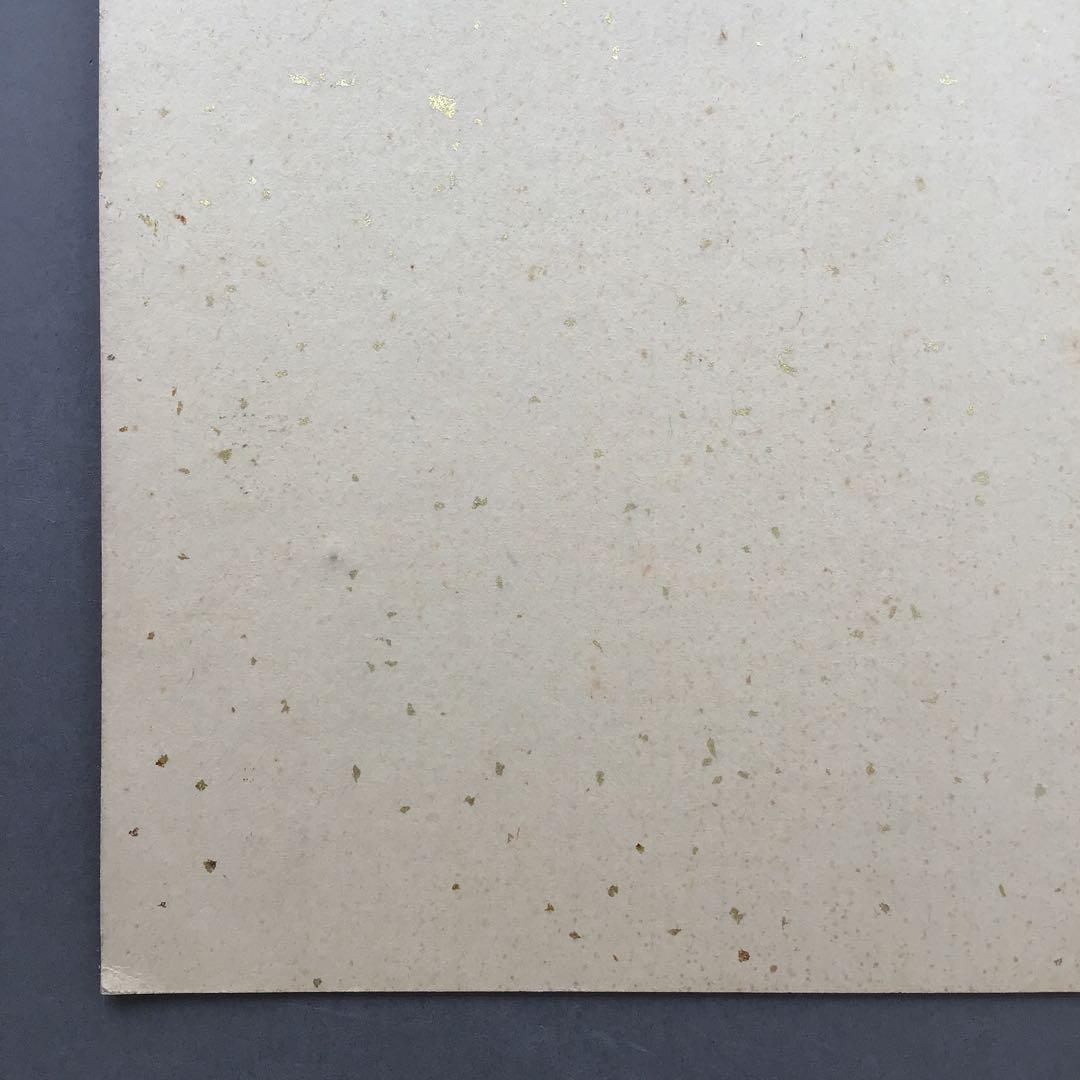 色紙　松、鶴、旭日を金地に描いた吉祥画　配送用袋　S1039SS