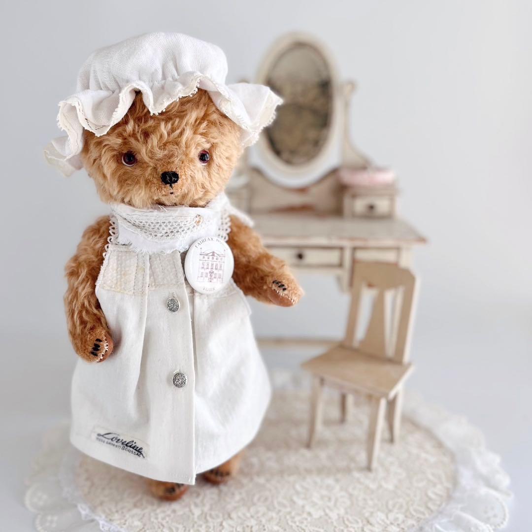 ハンドメイド　テディベア　ぬいぐるみ　テディベア作家