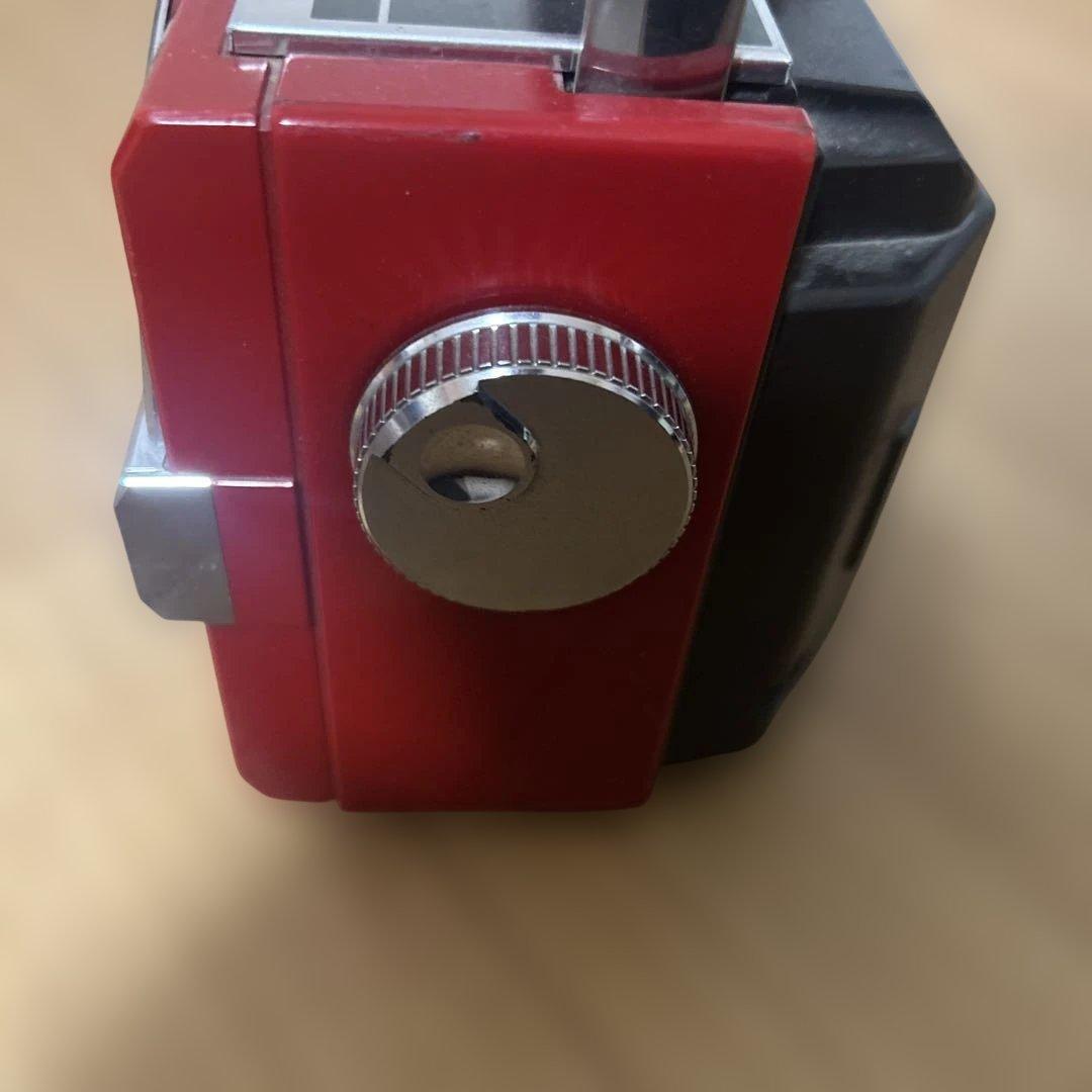 SHARP QT-77 レッド　シャープ　ラジカセ レトロ