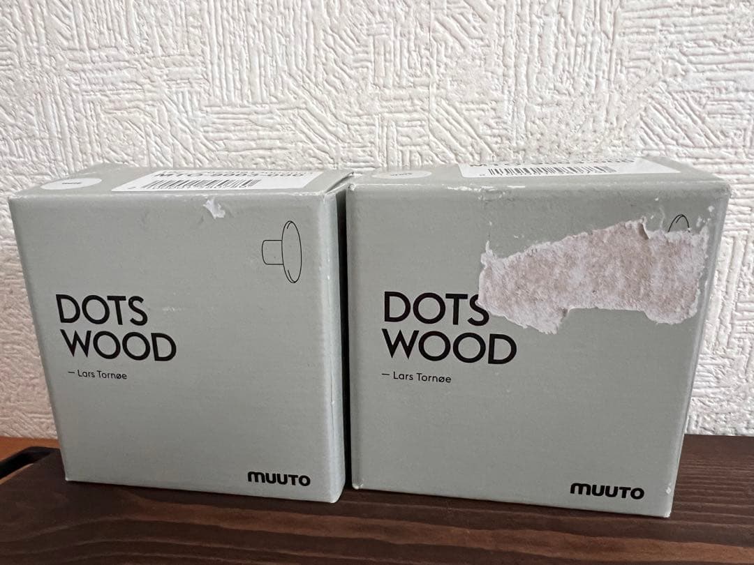 櫻*】様 未使用 Muuto Dots Wood S white 2個 定価13