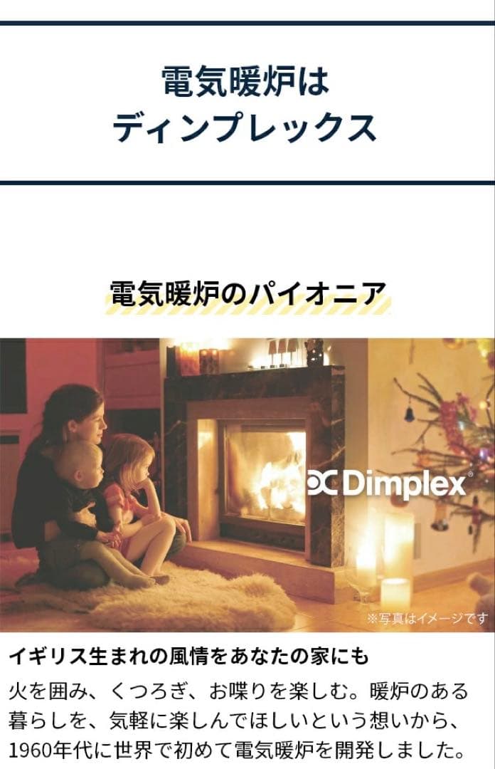 Dimplex ディンプレックス タイニーストーブ ブラック オプティフレーム