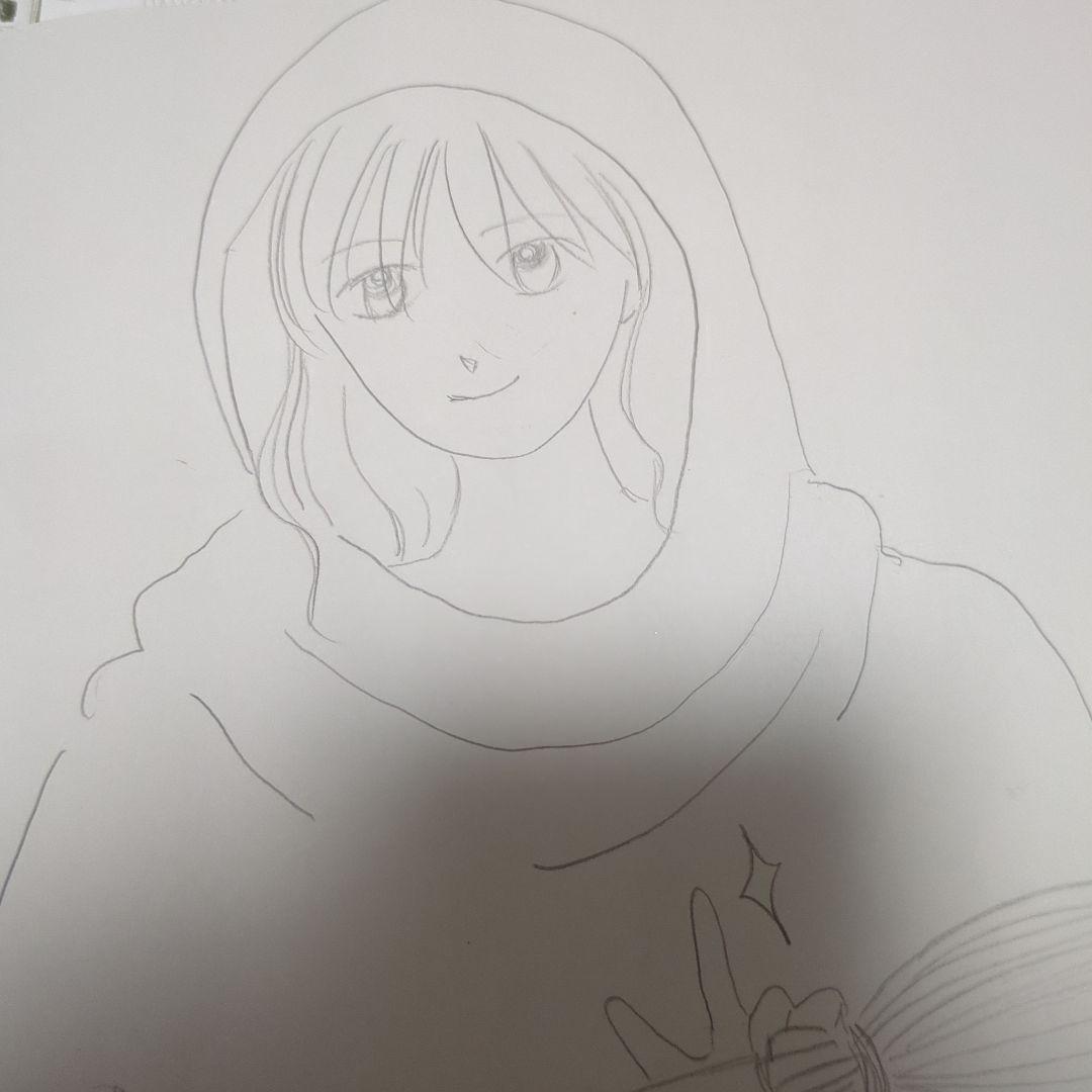 魔女とほうきのアニメ風イラスト