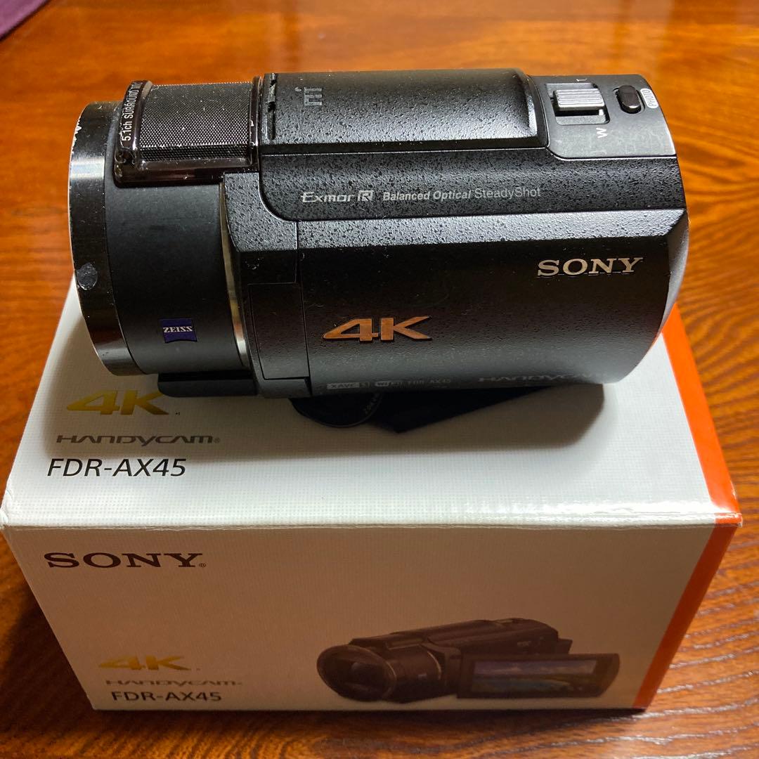 【ジャンク品】ソニー 4Kビデオカメラ FDR-AX45