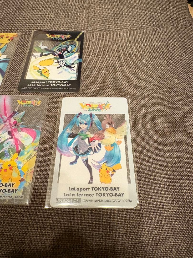 ポケモン 初音ミク コラボカード　5枚コンプリートセット