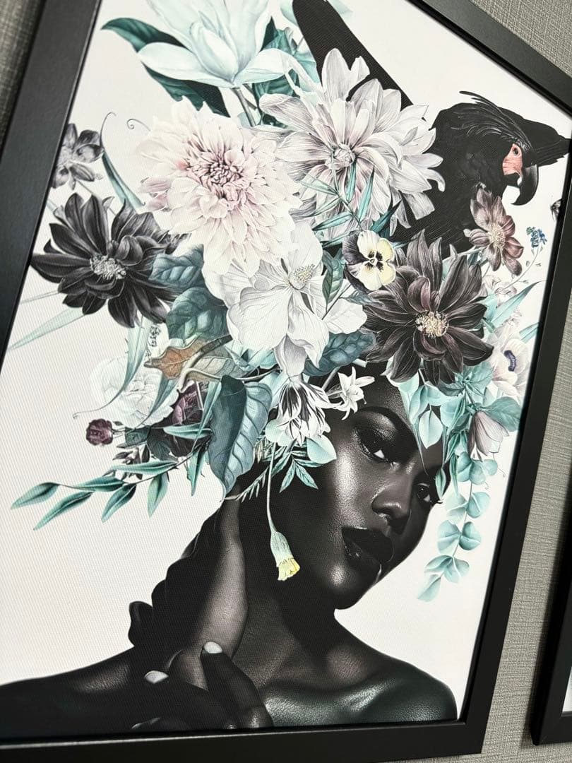 No.224フレーム付きキャンバスアート　オシャレ絵画　ブランドアートポスター