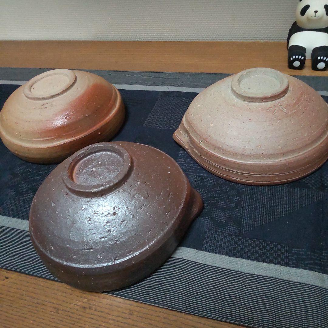 上品な片口 3ケセット 備前焼