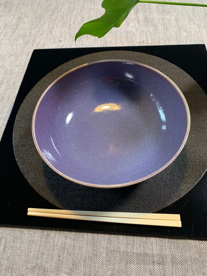 北村和善 均窯 菓子鉢　御室焼き　仁清焼き　 茶席の器　20cm 未使用