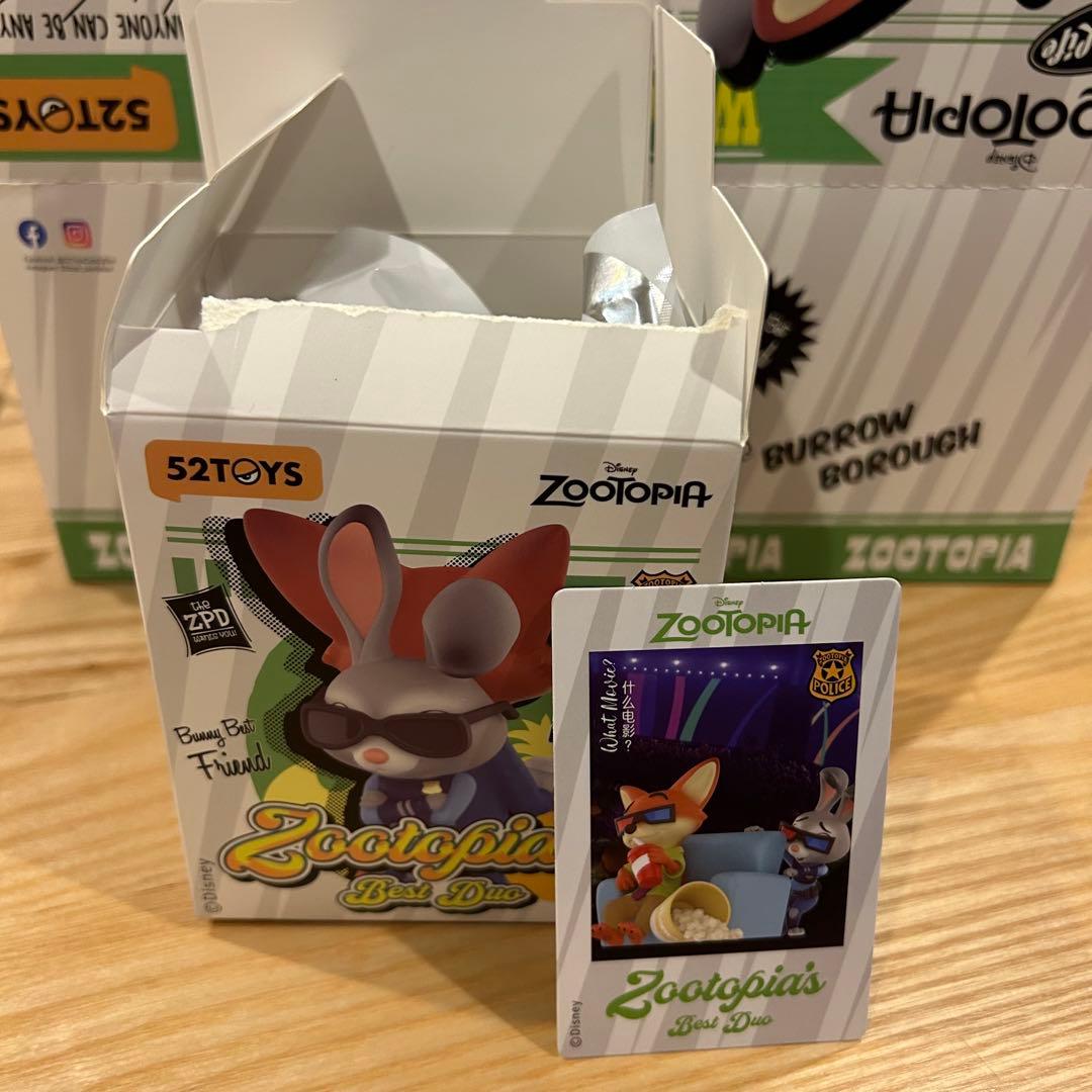 【新品】ズートピア　ベストパートナー 52toys ニック　ジュディ　全種セット